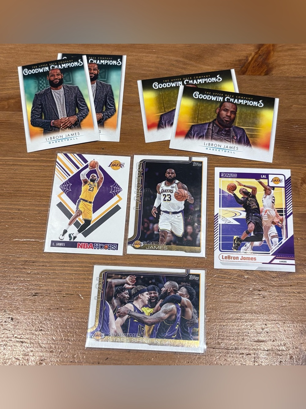 LeBron James Basketball Card Lot - (Brand: Topps/NBA Hoops)